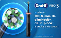 Oral-B Pro 3 3700 cepillo de dientes eléctrico con 2 cabezales de recambio azul - details 1
