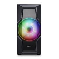 ABYSM Gaming Caja PC ATX Danube HRON Black con 1 Ventilador Frontal de 20 cm, 1 Ventilador Lateral de 12 cm, 1 x USB 3.0, 2 x USB 2.0, Conectores Micrófono y Auriculares, Filtro Superior y HUB - details 4