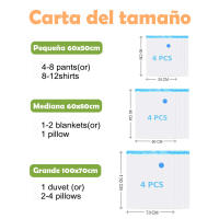 Aicasa Bolsa Vacío para Ropa , organizador de Almacenamiento al vacío , Bolsas de Aspinador trasparente , Ahorro Espacio para Guardar Ropas, Almohadas, Mantas, Edredones - details 6
