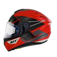 Casco MT Helmts Modelo Targo Podium Rojo y Negro Homologado CE Dot 5 Unisex - details 0