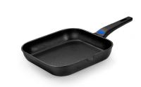 Monix Solid Plus - Sartén Grill Asador de aluminio fundido con antiadherente Classic. 24 o 28 cm lisa o rayas. Sartenes cocina - details 0