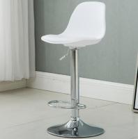Silla giratoria de Bar alta ajustable, asiento nórdico moderno, elevador de escritorio frontal con taburete alto, respaldo de moda, silla de Bar con patas de Metal de estilo nordic,sillas de comedor - details 5