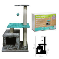 GREATOOL Árbol rascador árbol para Escalar árbol rascador para Gatos Modelo 3 Medida 46x30x83cm - details 0