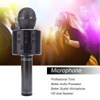 Micrófono inalámbrico profesional con Bluetooth, altavoz de mano, micrófono de Karaoke, reproductor de música KTV, grabadora de canto - details 4