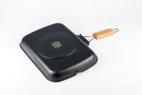 VIER Asador Rectangular Aluminio Fundido Antiadherente Full Induction 36*25cm - details 0
