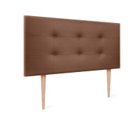 DHOME Cabecero Capitone Tapizado Polipiel o Tela Acualine con 8cm de Grosor Cabezales de Cama Acolchado Capitoné Cabeceros de Cama (Arcilla Polipiel) - details 6