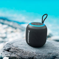 Altavoz  Tronsmart T7 mini Bluetooth portátil 15 W de potencia, sonido estéreo, resistencia al agua IPX7, Bluetooth v5.3, color negro, sonido de gran calidad, luces LED, compatible con asistentes de voz, tiempo de carga 3 horas - details 0