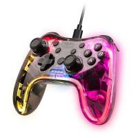 Mars Gaming MGP-C, Gamepad Profesional Neón RGB, Vibración Háptica Dual, Joysticks Analógicos, Mando para PC, SWITCH, PS3, Raspberry Pi, Mac, Android - details 0