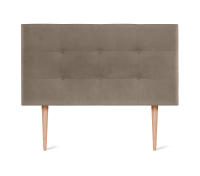 DHOME Cabecero Capitone Tapizado Polipiel o Tela Acualine con 8cm de Grosor Cabezales de Cama Acolchado Capitoné Cabeceros de Cama (Tierra Tela) - details 8