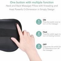 Masajeador de cuello y espalda, Almohada de Masaje Relajante con función de Calor y rotación de 360°, MaxKare XKMP 142A, Shiatsu para Hombros y Espalda, Incluye cinturón de extensión, Masaje para el Cuello - details 5