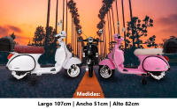 Ataa Cars Vespa PX150 12v para Niños con Licencia Piaggio y Batería 12v - details 2