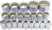 JUEGO LLAVE DE VASOS 12 CARAS PARA CARRACA 1/2" 8 MM A 36 MM 21 PIEZAS - details 2