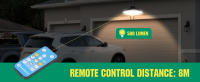 Aigostar - Luz solar exterior con mando a distancia，batería de gran capacidad y resistente al agua IP65，regulable，Lámpara de techo solar con cable de 3 m para jardín/interior/exterior - details 3