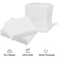 360 Hojas Toallitas secas suaves, paños de limpieza desechables suaves, 6 paquetes de 60 unidades, el tamaño de la toallas desechables seca es de 17 x 20 Cm, se puede utilizar como paños para bebés - details 2