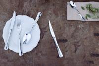 Monix Baguette - Juego de cubiertos 24 piezas. Cubertería 6 comensales. Chuletero acero inoxidable 18/10. Acabado pulido brillo - details 1