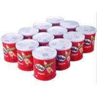 Pringles original, Hot & Spicy y BBQ - FECHA CONSUMO PREFERENTE 01.06.2025 Aperitivo a base de patata envasado en una pequeña y práctica lata con tapadera para abrir y cerrar tantas veces como quieras - Bandeja de 12 latas de 40 gramos cada una. - details 3