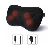 Masajeador de cuello y espalda, Almohada de Masaje Relajante con función de Calor y rotación de 360°, MaxKare XKMP 142A, Shiatsu para Hombros y Espalda, Incluye cinturón de extensión, Masaje para el Cuello - details 0