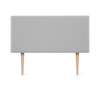 DHOME Cabecero de Lino Natural Liso Cabezal Tapizado Cama Dormitorio Moderno Top Trending (Gris Claro Lino) - details 7