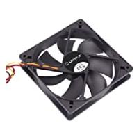 UNYKAch Ventilador de Ordenador 120 mm, 51800, Negro Básico PC, 2000 RPM, 4 Pines, 7 Aspas, Silencioso - details 4