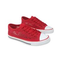 Zapatillas Mujer bajas   Encaje blanco, Zapatos deportivas plana de crochet. Elegante y femeninas para completar tus looks. - details 4
