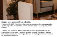 Mellerware - Emisor Térmico Bajo Consumo Comfy! 600-1200-2000W WIFI. Programable 3 Modos +Temp. Ajustable + Función Ventana Abierta. Temporizador. Radiador Eléctrico Potente 10m2. Google Home Alexa. Small - details 1