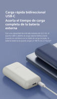 Xiaomi 33W Power Bank 10000mAh Pocket Edition Pro|Carga rápida máxima de 33 W|Capacidad para cargar dos dispositivos simultáneamente|Adecuada para viajes en avión* - details 5