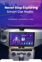Junsun Radio Coche para Passat B7 B6 CC 2010 2011 2012 2013 2014 2015 Inalámbrico CarPlay Android Auto AI Voice 2 din Pantalla Coche Android Auto Multimedia Navegación GPS Auto radio - details 2