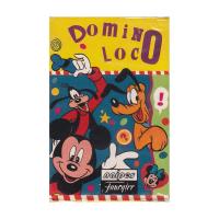 Fournier Baraja infantil de 33 cartas Dominó loco Original del año 1995 Juega con los personajes clásicos de Disney: Minnie mouse, Mickey mouse, el pato Donald, Goofy, Daisy y Pluto Instrucciones en español Serie nostalgia Vintage Retro - details 0