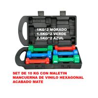 ALLINLIFE MANCUERNAS CON RECUBRIMIENTO DE NEOPRENO (SE VENDEN POR PAR Y JUEGO),1KG, 1.5KG, 2KG, 3KG, 4KG, 10KG, 12KG, PARA GIMNASIO EN CASA - details 6