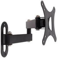 Soporte para TV de 14" - 27" articulado, Hasta 10kg de peso, Incluye 4x Tornillos VESA, 2x Tornillos, Tirafondos para anclaje de pared. Compatible VESA 75 x 75 / 100 x 100 mm - details 0