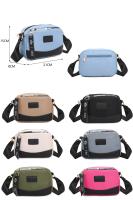 S&LE CHIC - Bolso de Hombro Pequeño de Lona en Negro, Azul y Beige para Verano con Gran Capacidad para la Playa y Compras - details 0
