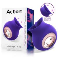 ACTION NO. TWENTYFIVE ESTIMULADOR DE LENGUA ERGONÓMICO VIBRADOR JUGUETES SEXUALES - details 1