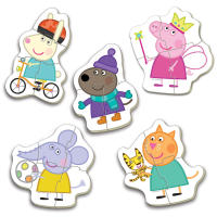Puzzle Peppa Pig  Baby de 3-4-5 piezas, Puzzles Infantiles Progresivos para Niños y Niñas de 2 a 4 años, Regalo Cumpleaños, Navidad, Reyes - details 2