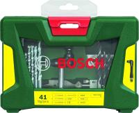 Bosch Maletín de 41 V-Line unidades para taladrar y atornillar (con portapuntas acodado, para madera, piedra y metal, Accesorios herramientas de perforación y atornillado) - details 1