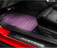 Alfombrillas Universales para Vehículos, Alfombrillas de Goma para Coche con Diseño Metálico, 4 Piezas - details 5