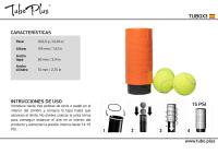 Presurizador de Pelotas de Tenis y Padel TuboX3 Color  TuboPlus - Mantén la Presión y el Rendimiento de tus Pelotas de Tenis y Padel - details 3