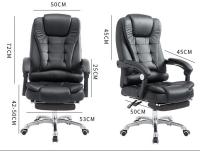 Silla de gaming CON repozapiel Oficina Soporte Lumbar Giratoria Escritorio Sillon Ruedas Despacho casa sillas profesional LOL ordenador WCG CON Reposapiés - details 1