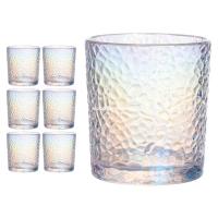 Set 6 Vasos "Iris" 350cc Cristal de Alta Calidad, Vasos de Lujo Colección Iris, Duraderos, Aesthetics - New Planet Home - details 2