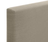 DHOME Cabecero de Lino Natural Liso Cabezal Tapizado Cama Dormitorio Moderno Top Trending (Tierra Lino) - details 4