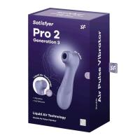 SATISFYER PRO 2 GENERACIÓN 3 LIQUID AIR TECHNOLOGY VIBRADOR COLOR LILA JUGUETES SEXUALES - details 2