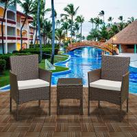 ALLINLIFE Conjunto muebles terraza sillones, sofá y mesa ratán,Muebles de patio con reposabrazos, resistente a la intemperie - details 5