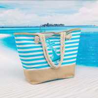 Bolsa Multi-uso Impermeable con cremallera. Rayas (mod. 51643 - 54x37x16.5cm), Lisa (mod.50738 - 58x37x17), Estampado (mod.50753 - 53x40x15), Estampado Brillo (mod. 5163), Corcho Estampado (mod. 51633), Nevera de Playa (mod. 50685 - 31x23x23) - details 3