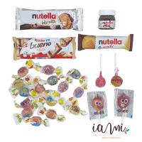 Corazon de Nutella, Kinder Bueno, Geles de Frutas, Nutella Biscuits y Chupa Chups. +20 Piezas de Chocolates y Chuches. Edicion Especial Verano [IAMI] - details 0