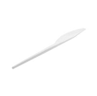 UNUSUAL-100 uds Cubiertos de plástico blanco reutilizable, Desechables, Reutilizables, Lavables, Utensilios desechables para eventos cumpleaños picnic, Calidad de cubiertos reutilizables, Cuchillos, Tenedor, Cuchara - details 3