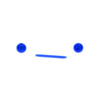 2 unids/lote de piercing de estilo indio luminoso, 1,6x19x6mm, piercing de lengua de barra recta, joyería corporal acrílica de calibre 14, anillo tragus - details 6