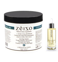 Pack Corporal Anti-Edad con Sérum y Crema de Ácido Hialurónico para hidratación profunda y regeneración celular - Marca Zeizo - details 0