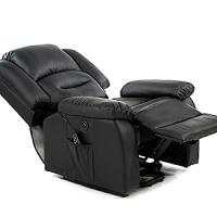 Eco-De Sillón de Masaje Levantapersonas Maximum. 9 Modos de Masaje, Sistema Elevador por botonera con USB y Leds (Marrón) - details 3