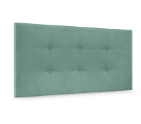 DHOME Cabecero Capitone Tapizado Polipiel o Tela Acualine con 8cm de Grosor Cabezales de Cama Acolchado Capitoné Cabeceros de Cama (Verde Agua Tela) - details 0