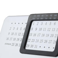 Calendario perpetuo 2023 2024 2025 con diseño de aluminio elegante para escritorio, oficina, clase, colegio personaliza con nombre, texto o imagen - details 1