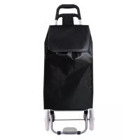 STARLEY- Carro de la Compra de 2 Ruedas, Carrito de la Compra para Supermercado , Bolsa Principal de 40L, Bolsillo Posterior, 90 x 30 x 35cm - details 0